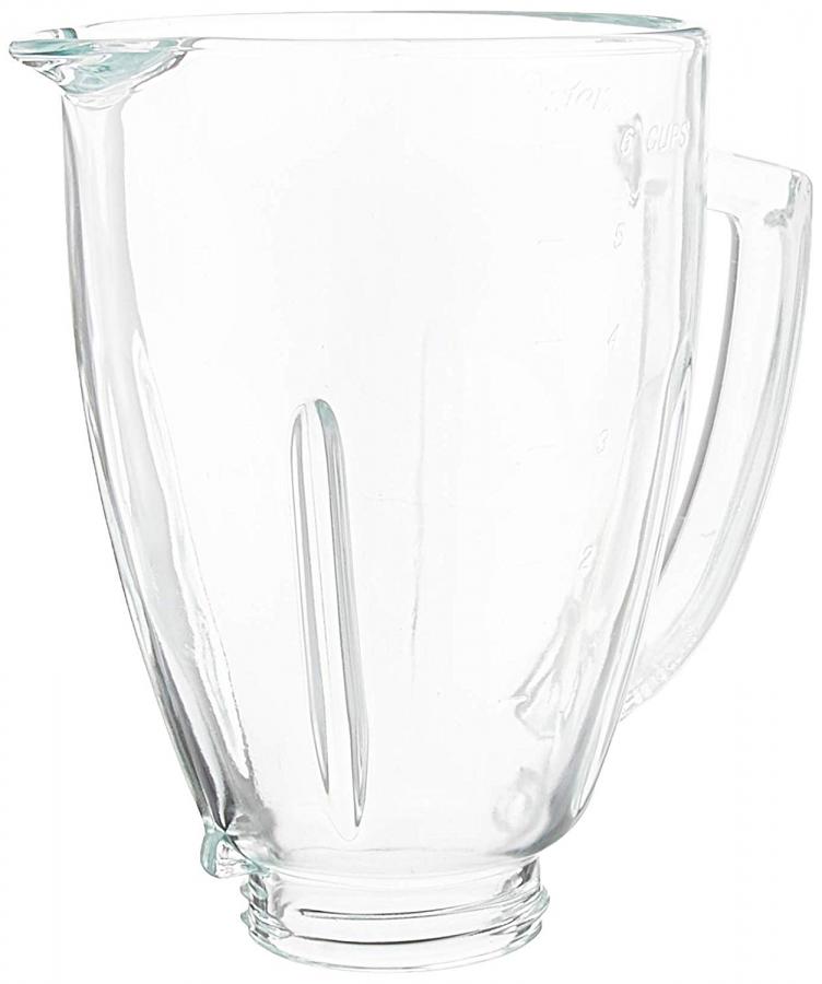 Oster 124461000000 Replacement Glass Blender Jar, 6Cup, Clear 39356